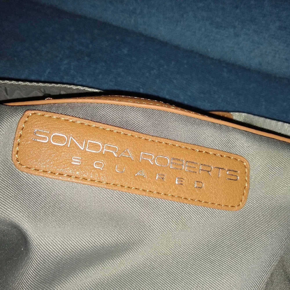 Sondra Roberts Squared nylon tote.